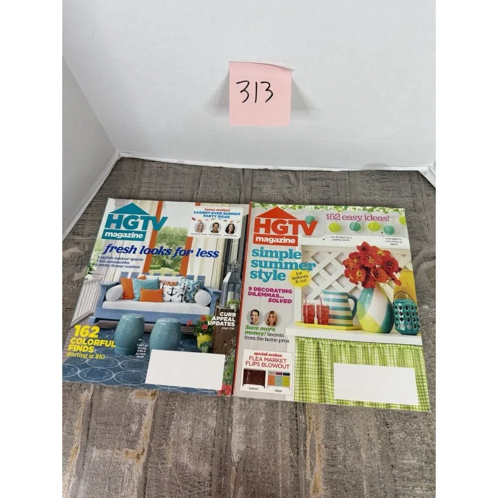 HGTV Magazine 9 Issues  Bundle 2025 #313 - Picture 2 of 11